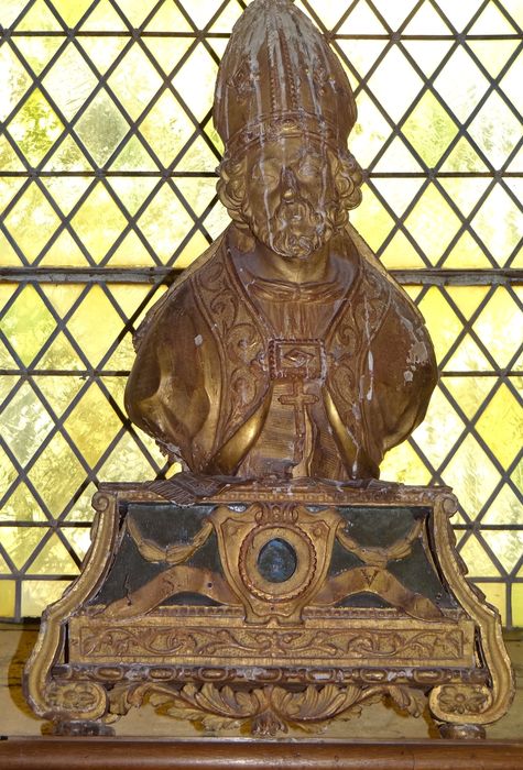 buste-reliquaire d’un évêque - © Ministère de la Culture (France), Conservation des antiquités et des objets d’art du Calvados – Tous droits réservés 