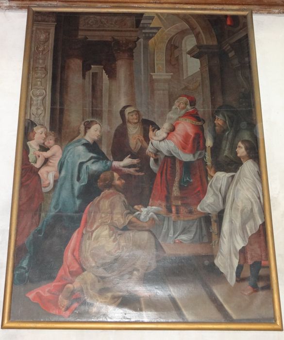 tableau : Présentation de Jésus au Temple