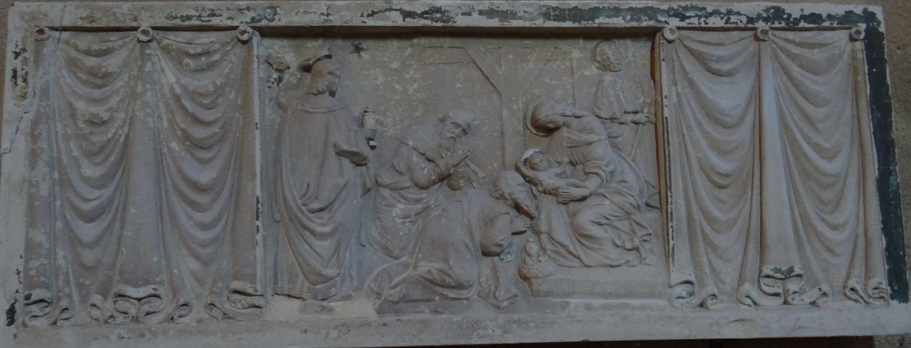 bas-relief : Adoration des Mages