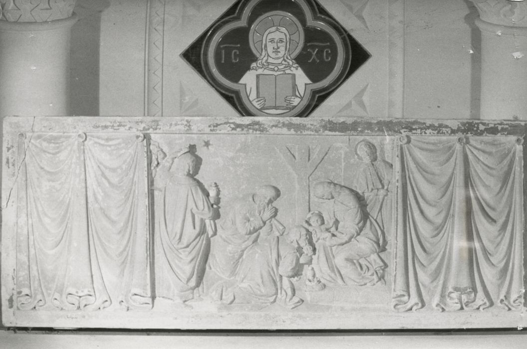 bas-relief : Adoration des Mages