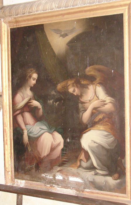 tableau : Annonciation - © Ministère de la Culture (France), Conservation des antiquités et des objets d’art du Calvados – Tous droits réservés 