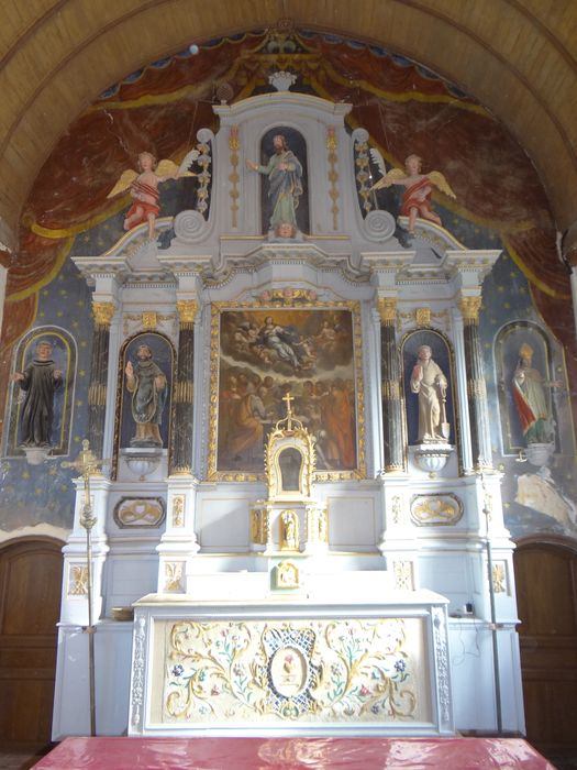 maître-autel, retable, tableau : Assomption de la Vierge