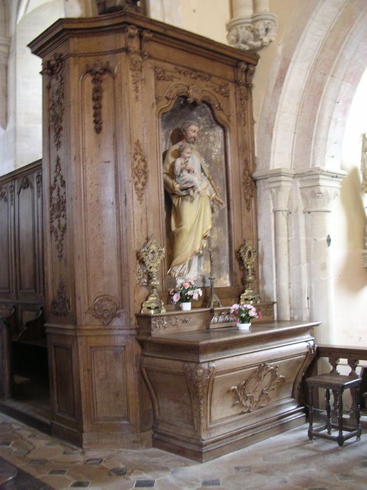 autel, retable Saint-Joseph