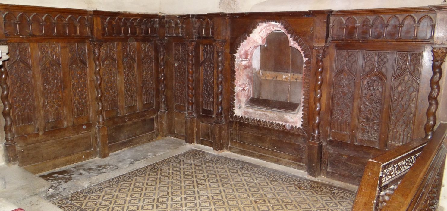 Lambris de revêtement (boiserie du choeur)