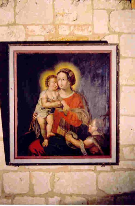 tableau : Vierge à l'Enfant et saint Jean Baptiste