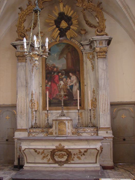 maître-autel, retable, tableau : Adoration des Mages