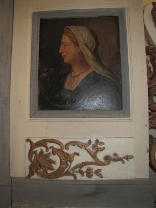 maître-autel, détail d’un tableau : Vierge - © Ministère de la Culture (France), Conservation des antiquités et des objets d’art du Calvados – Tous droits réservés 