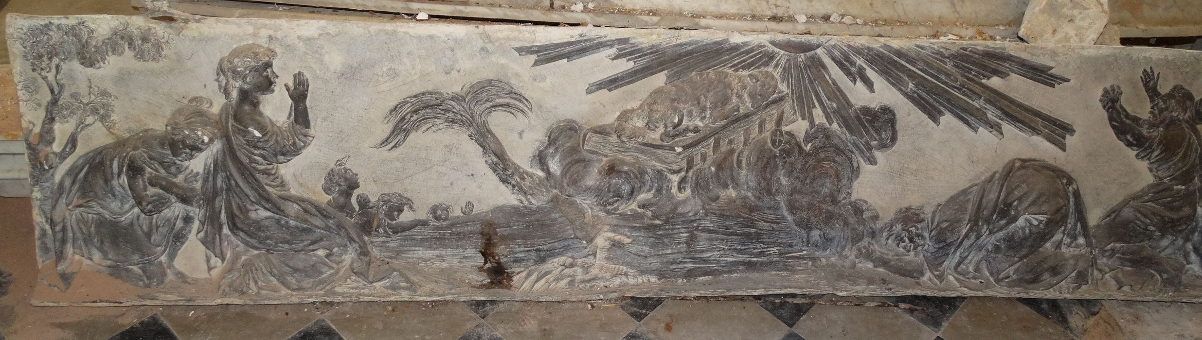 devant d'autel (antependium) - © Ministère de la Culture (France), Conservation des antiquités et des objets d’art du Calvados – Tous droits réservés 