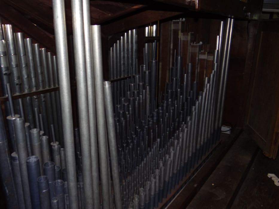 orgue de tribune : partie instrumentale de l'orgue