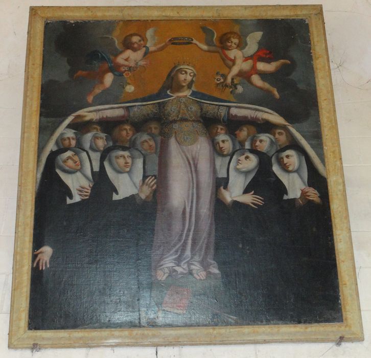 tableau : Vierge protectrice des ursulines