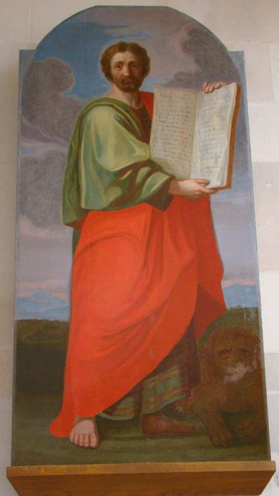 tableau : Saint Marc - © Ministère de la Culture (France), Conservation des antiquités et des objets d’art du Calvados – Tous droits réservés 