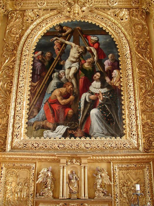 tableau : Déposition de croix (la) - © Ministère de la Culture (France), Conservation des antiquités et des objets d’art du Calvados – Tous droits réservés 