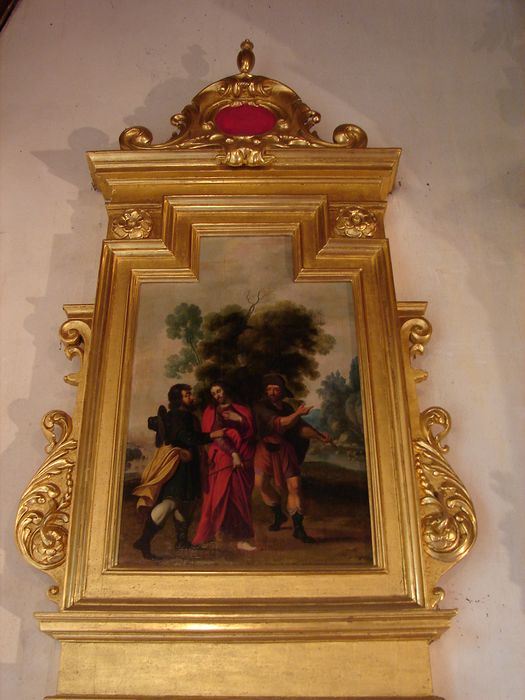 tableau : Pèlerins d'Emmaüs - © Ministère de la Culture (France), Conservation des antiquités et des objets d’art du Calvados – Tous droits réservés 