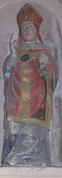 statue-reliquaire : Saint évêque