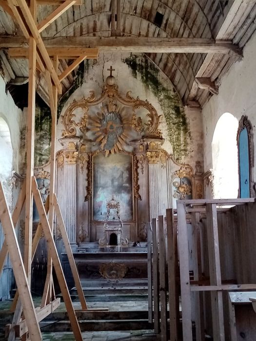 maître-autel, retable, tabernacle, baldaquin