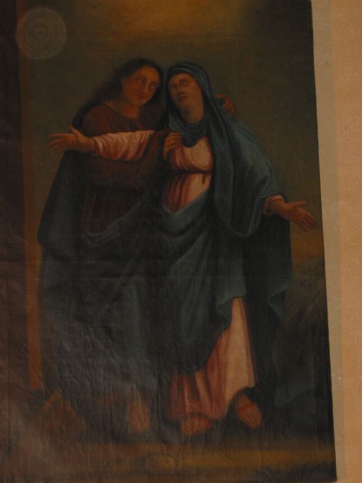 Tableau : Saint Jean et la Vierge