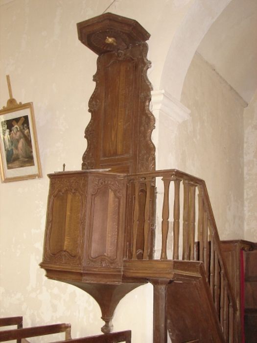 chaire à prêcher - © Ministère de la Culture (France), Conservation des antiquités et des objets d’art du Calvados – Tous droits réservés