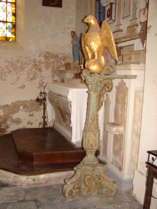 aigle-lutrin - © Ministère de la Culture (France), Conservation des antiquités et des objets d’art du Calvados – Tous droits réservés