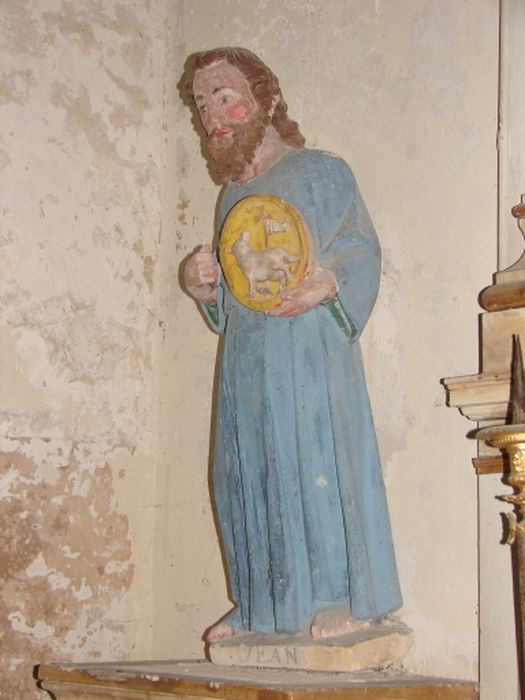 statue : Saint Jean-Baptiste - © Ministère de la Culture (France), Conservation des antiquités et des objets d’art du Calvados – Tous droits réservés