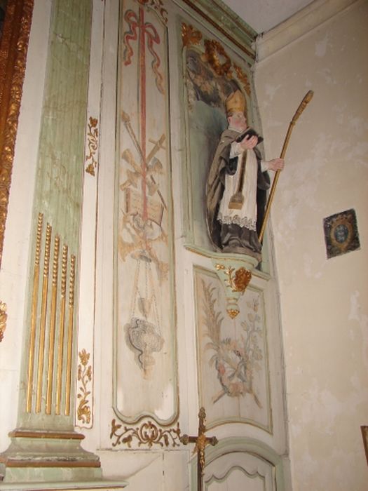 statue : Saint Maur - © Ministère de la Culture (France), Conservation des antiquités et des objets d’art du Calvados – Tous droits réservés