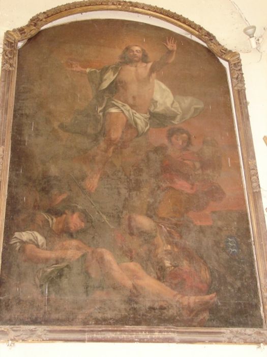 tableau : Résurrection du Christ - © Ministère de la Culture (France), Conservation des antiquités et des objets d’art du Calvados – Tous droits réservés