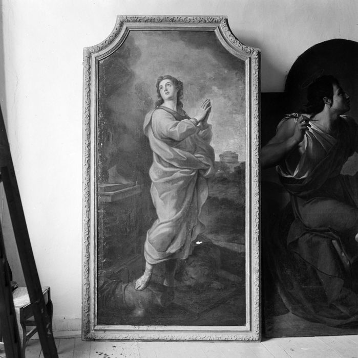 tableau : Sainte Suzanne - © Ministère de la Culture (France), Conservation des antiquités et des objets d’art du Calvados – Tous droits réservés