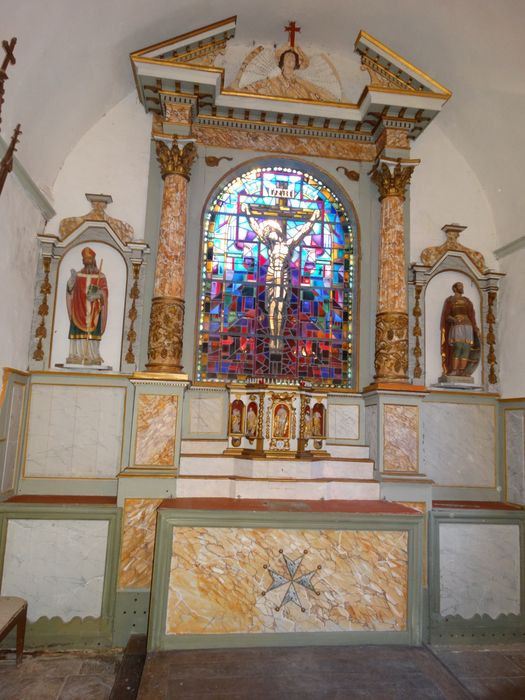 Autel (maître-autel), tabernacle et retable