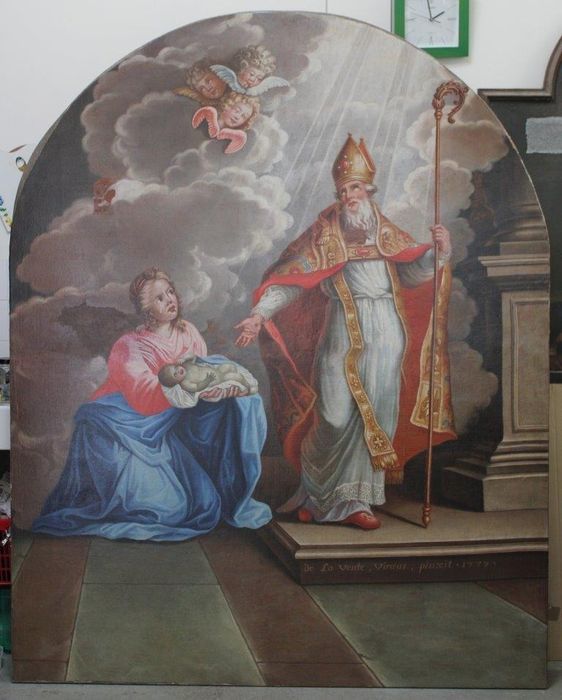 tableau : Saint Martin ressuscitant un enfant