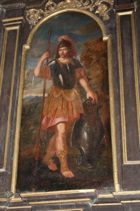 tableau du retable du maître-autel : Sainte Georges