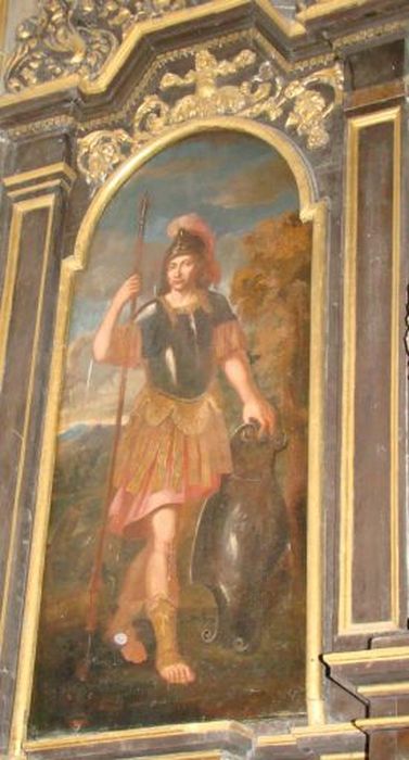 tableau du retable du maître-autel : Sainte Georges