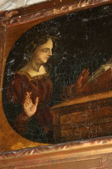 tableau : Annonciation, vue partielle