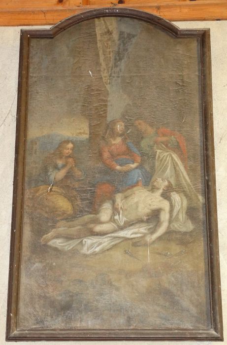 Tableau : Déploration sur le Christ mort