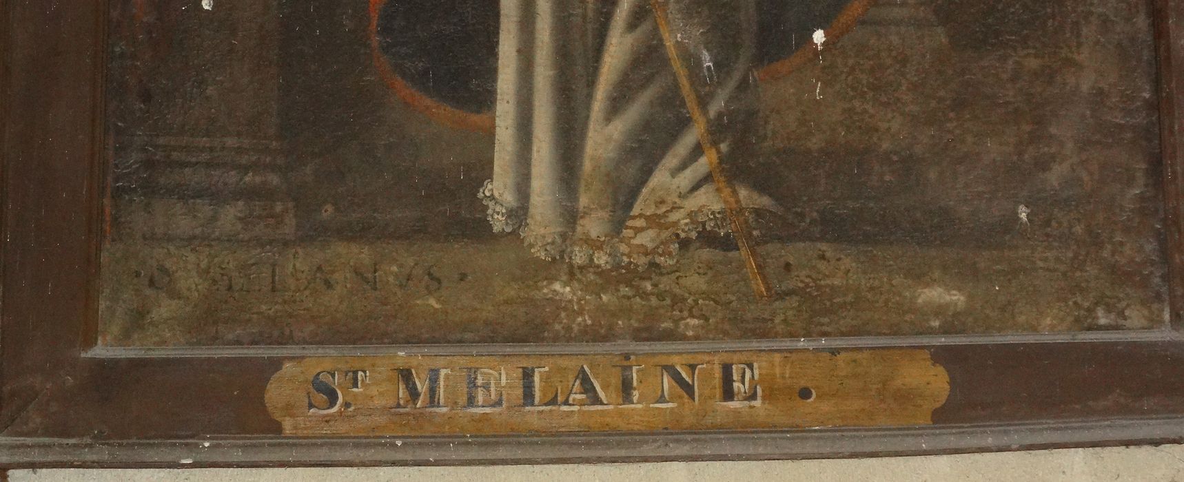 tableau : Saint Melaine, détail