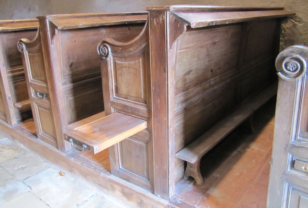 bancs de fidèles