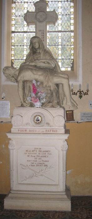 groupe sculpté : Vierge de Pitié