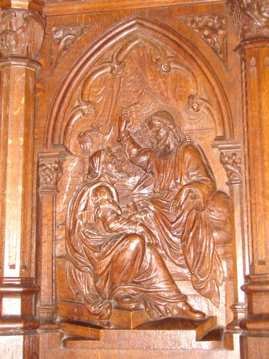 chaire à prêcher, détail