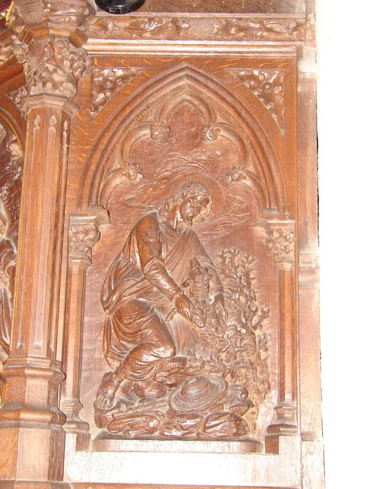 chaire à prêcher, détail