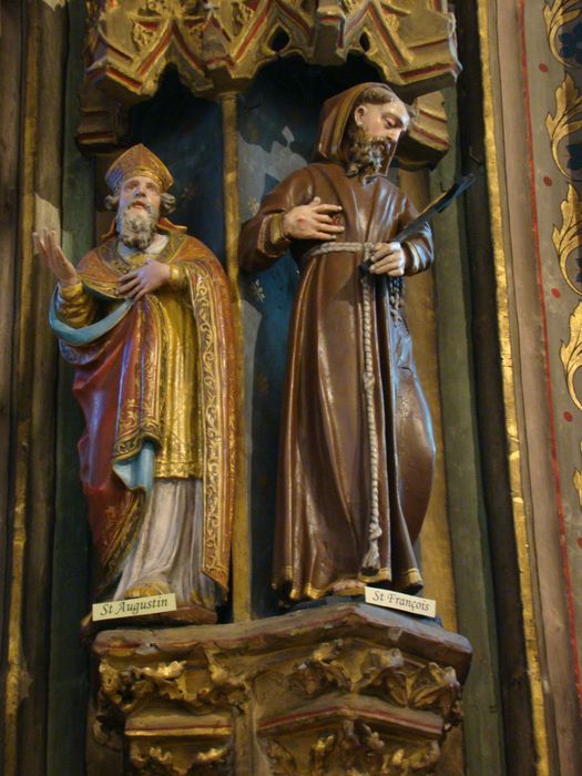 Statue : Saint Augustin (ou Saint Remi)