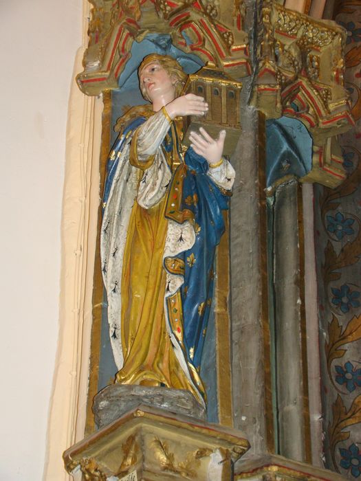 Statue : Sainte Clotilde dite autrefois Sainte Barbe