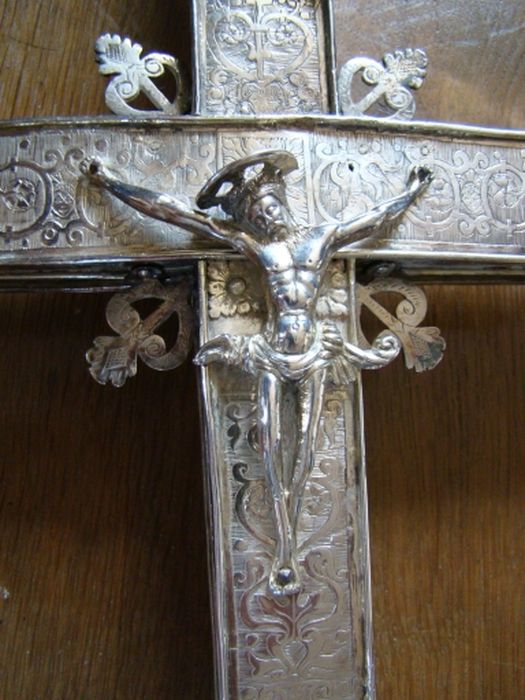 croix de procession, détail