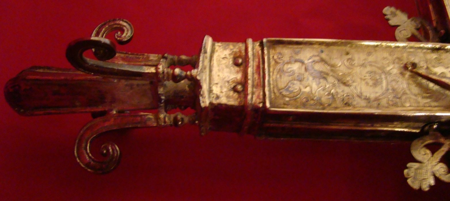 croix de procession, détail