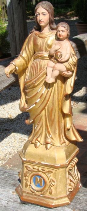 Statue (statuette) : Vierge à l'Enfant