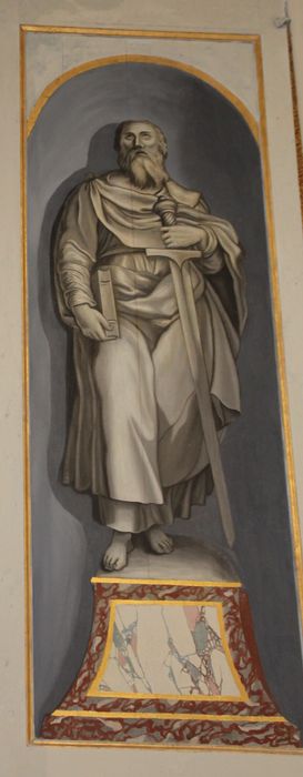 panneau peint : Saint Paul