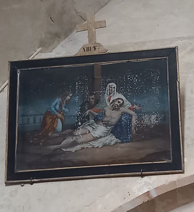 tableau (chemin de croix), détail d’une station