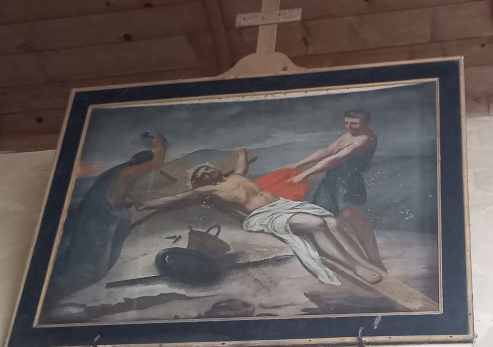 tableau (chemin de croix), détail d’une station