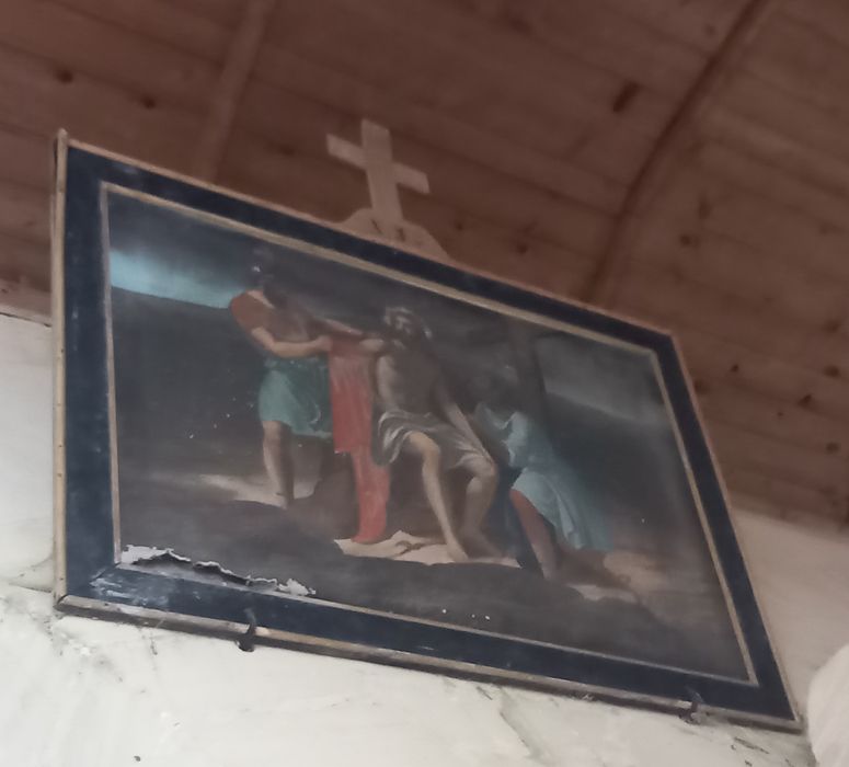 tableau (chemin de croix), détail d’une station