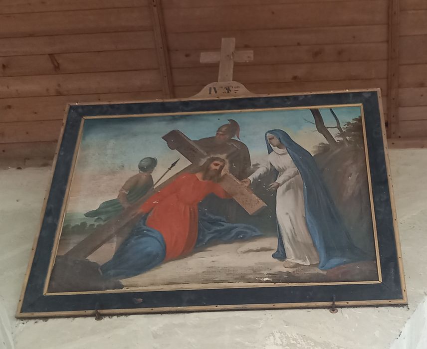 tableau (chemin de croix), détail d’une station