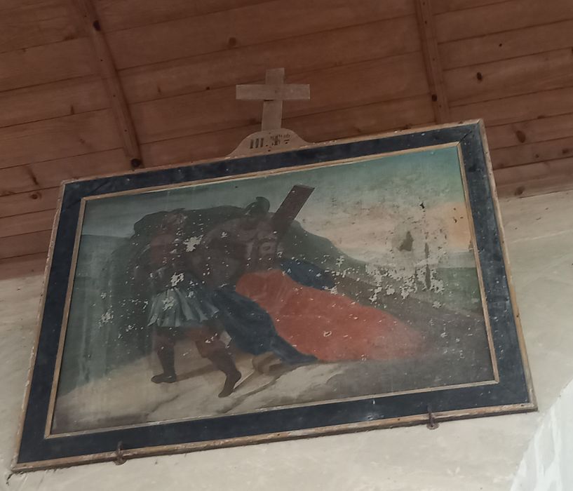 tableau (chemin de croix), détail d’une station