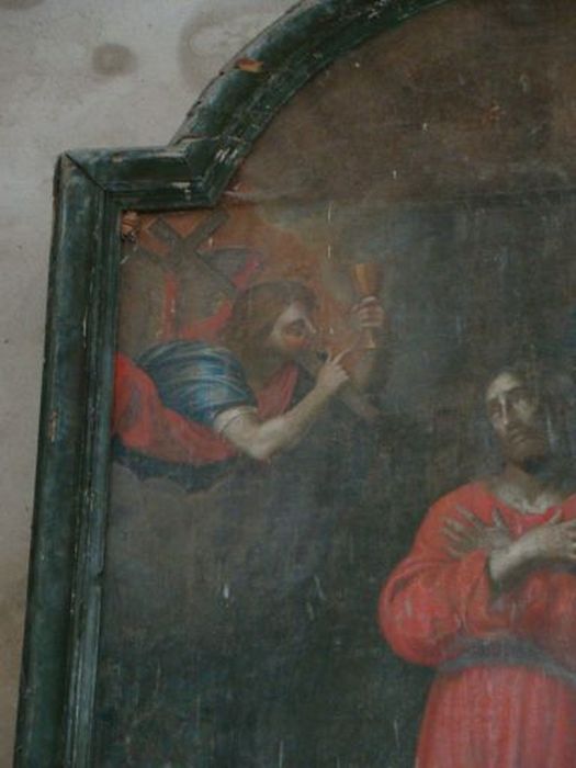 tableau : Jésus au jardin des Oliviers, détail