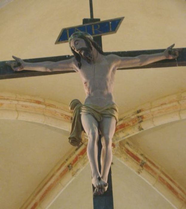 statue (poutre de gloire) : Christ en croix